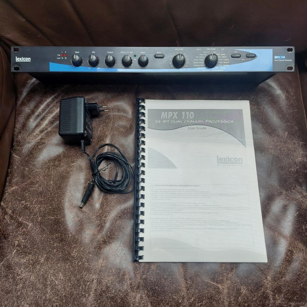 Lexicon MPX100 dual fx processor incl. originele voeding, Ophalen of Verzenden, Gebruikt, Delay of Echo