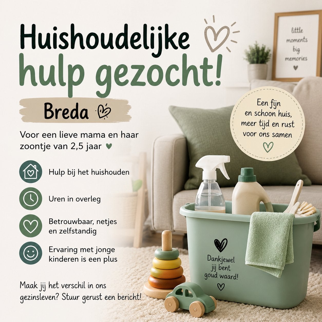 Help: huishoudelijke hulp Breda gezcht, Diensten en Vakmensen, Huishoudelijke hulp, Schoonmaken