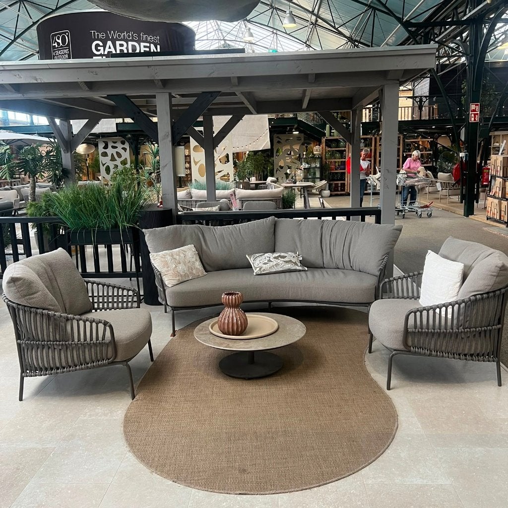 Capalbio Loungeset | Showroommodel, Tuin en Terras, Tuinsets en Loungesets, Ophalen, 5 zitplaatsen, Gebruikt, Aluminium