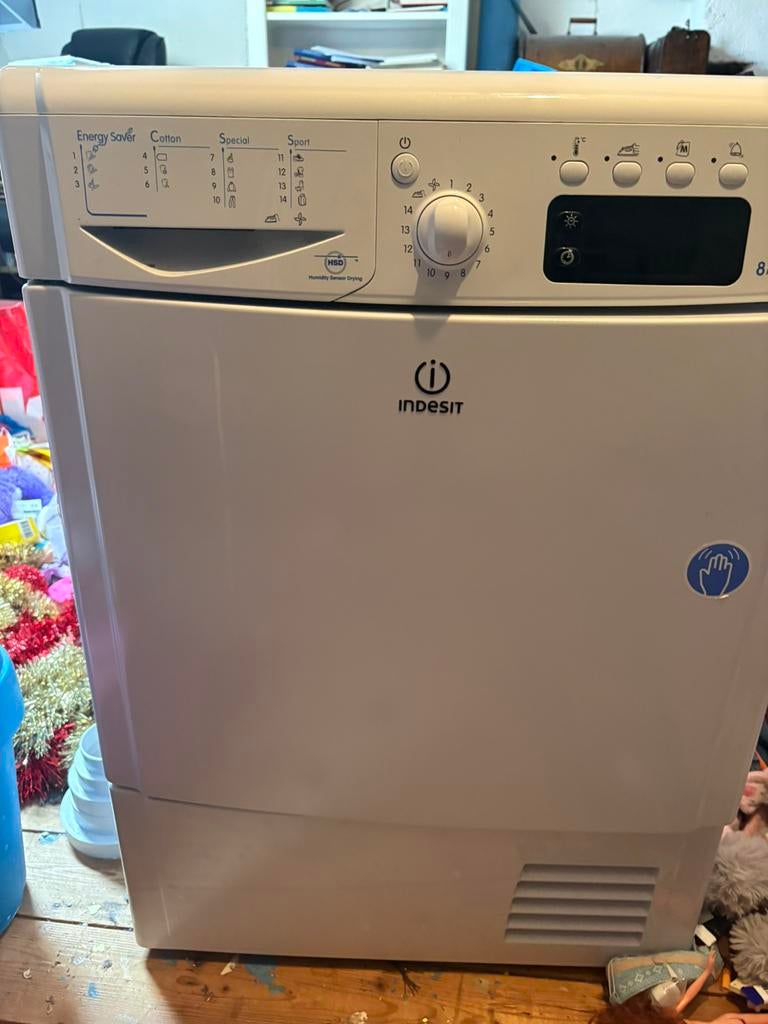Gratis droger indesit/droogt slecht, Witgoed en Apparatuur, Wasdrogers, 6 tot 8 kg, Ophalen of Verzenden, Voorlader, Niet werkend