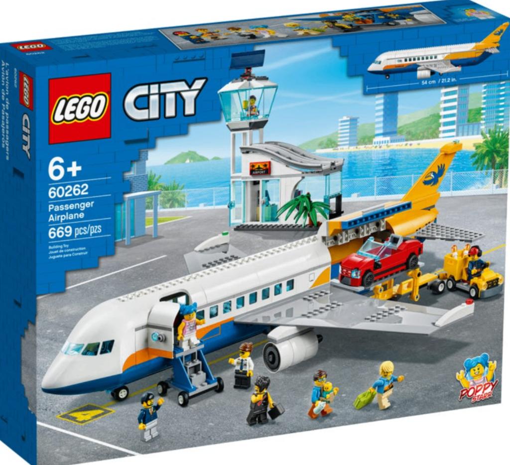Lego vliegtuig 60262, City, Lego, Ophalen of Verzenden, Zo goed als nieuw