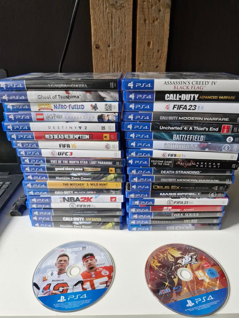 Grote collectie PS4 games - Diverse genres, Spelcomputers en Games, Games | Sony PlayStation 4, Online, Vanaf 18 jaar, Overige genres