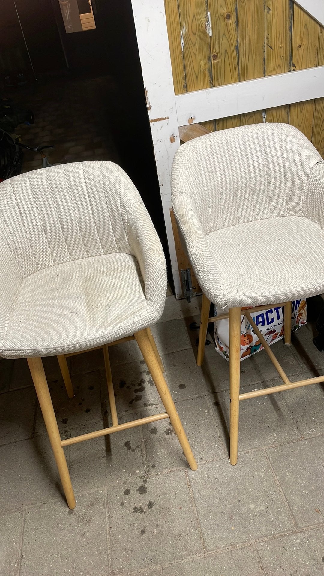Barkruk, 2 krukken, Ophalen, Gebruikt, 60 tot 90 cm