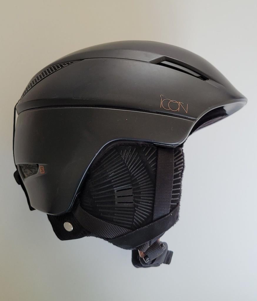 Salomon skihelm, Sport en Fitness, Skiën en Langlaufen, 140 tot 160 cm, Gebruikt, Overige typen, Skiën