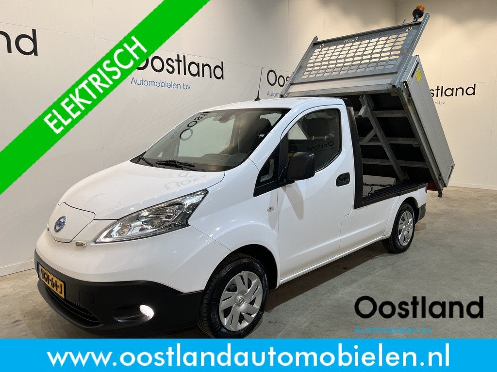 Nissan E-NV200 Business 40 kWh Kipper / 100% Elektrisch / Ai, Gebruikt, Zwart, Met garantie (alle), 1723 kg