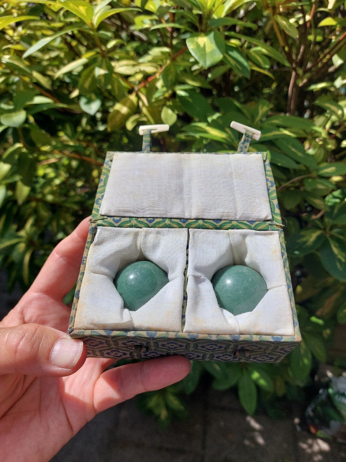 Serpentijn Bollen voor Chinese Geneeskunst - Handmassage, Ophalen of Verzenden