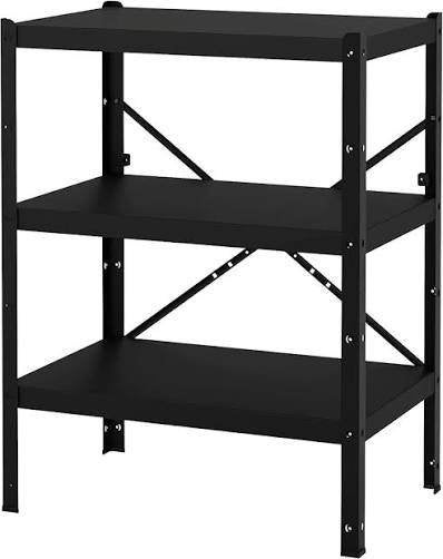 2x Zwarte Bror Stellingkast Planken 84x54 (Zijstangen ontbre, Ophalen of Verzenden, Nieuw