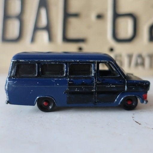 Ford Transit kombi SIKU origineel blauw, Ophalen of Verzenden, Gebruikt, Auto, SIKU