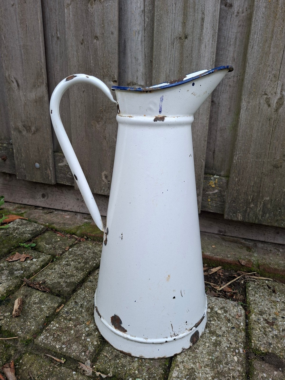 Vintage emaille kan ,lampetkan ,waterkan, Ophalen of Verzenden