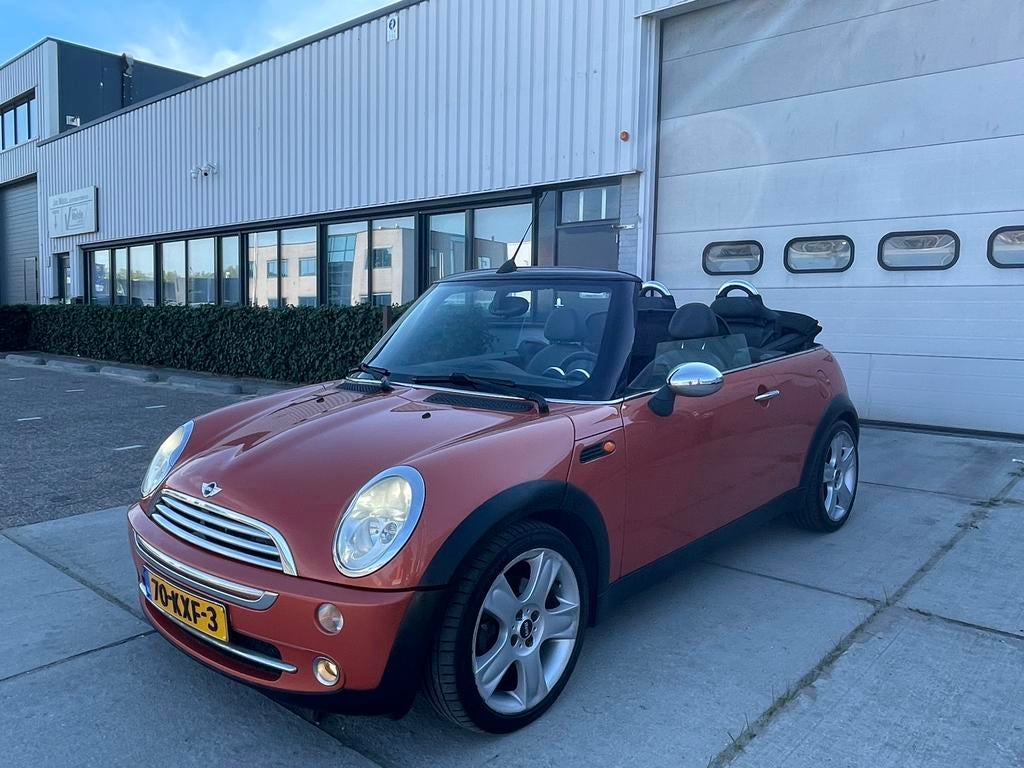 Mini Cooper 1.6 Cabriolet • LED • LEDER • AIRCO • NW APK …, Voorwielaandrijving, Cabriolet, 4 stoelen, 14 km/l