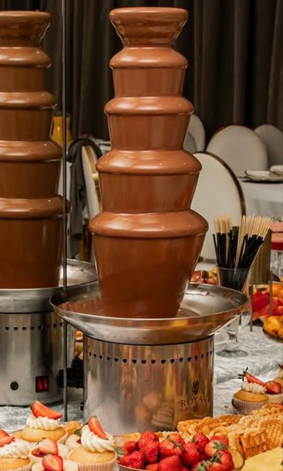 Chocolade fontein, Witgoed en Apparatuur, Onderdelen en Toebehoren, Ophalen, Zo goed als nieuw