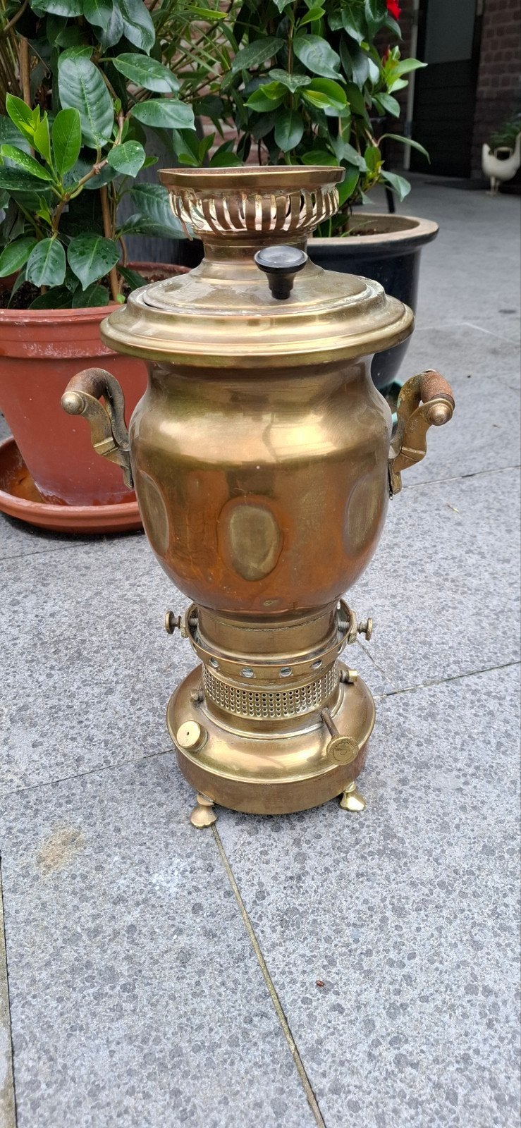 Koper ketel met brander, Ophalen of Verzenden