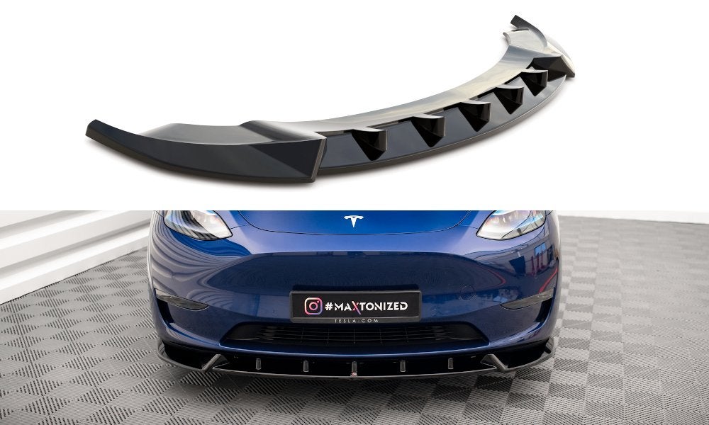Voorlip sideskirt achterlip diffuser - Tesla Model Y 20-25, Ophalen of Verzenden