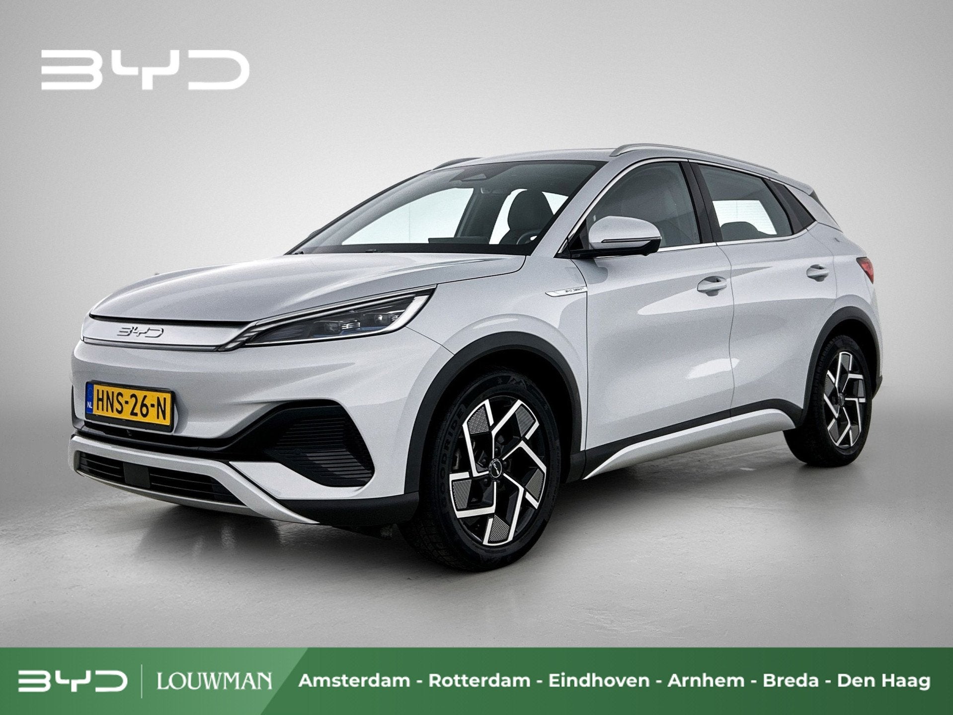 BYD ATTO 3 Design 60 kWh | Elektrische achterklep | 15,6" Mu, Auto's, Gebruikt, 38 min, Wit, 1725 kg
