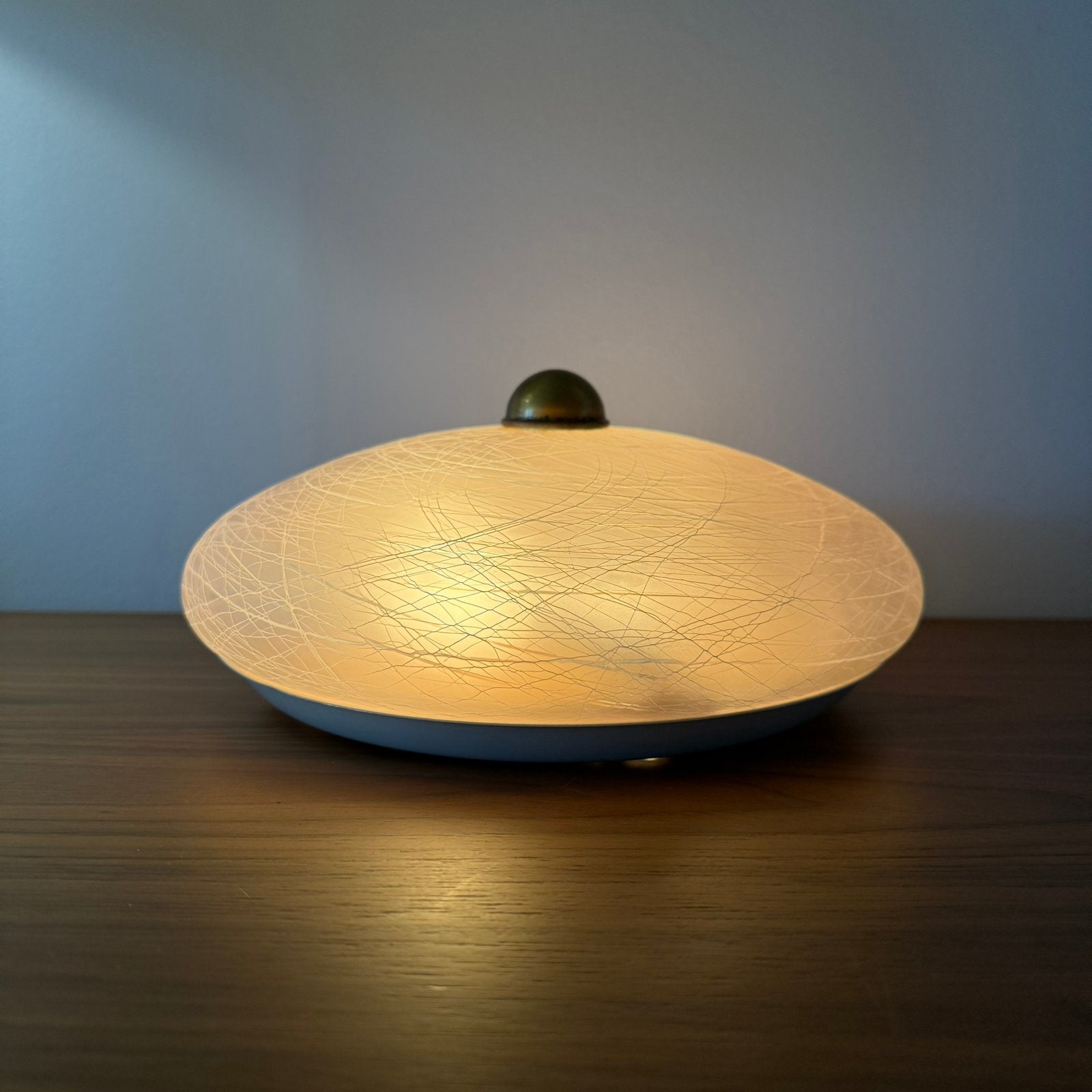 Plafondlamp, plafonnière, wandlamp, Murano, vintage, ‘70/80, Ophalen of Verzenden, Zo goed als nieuw, Glas