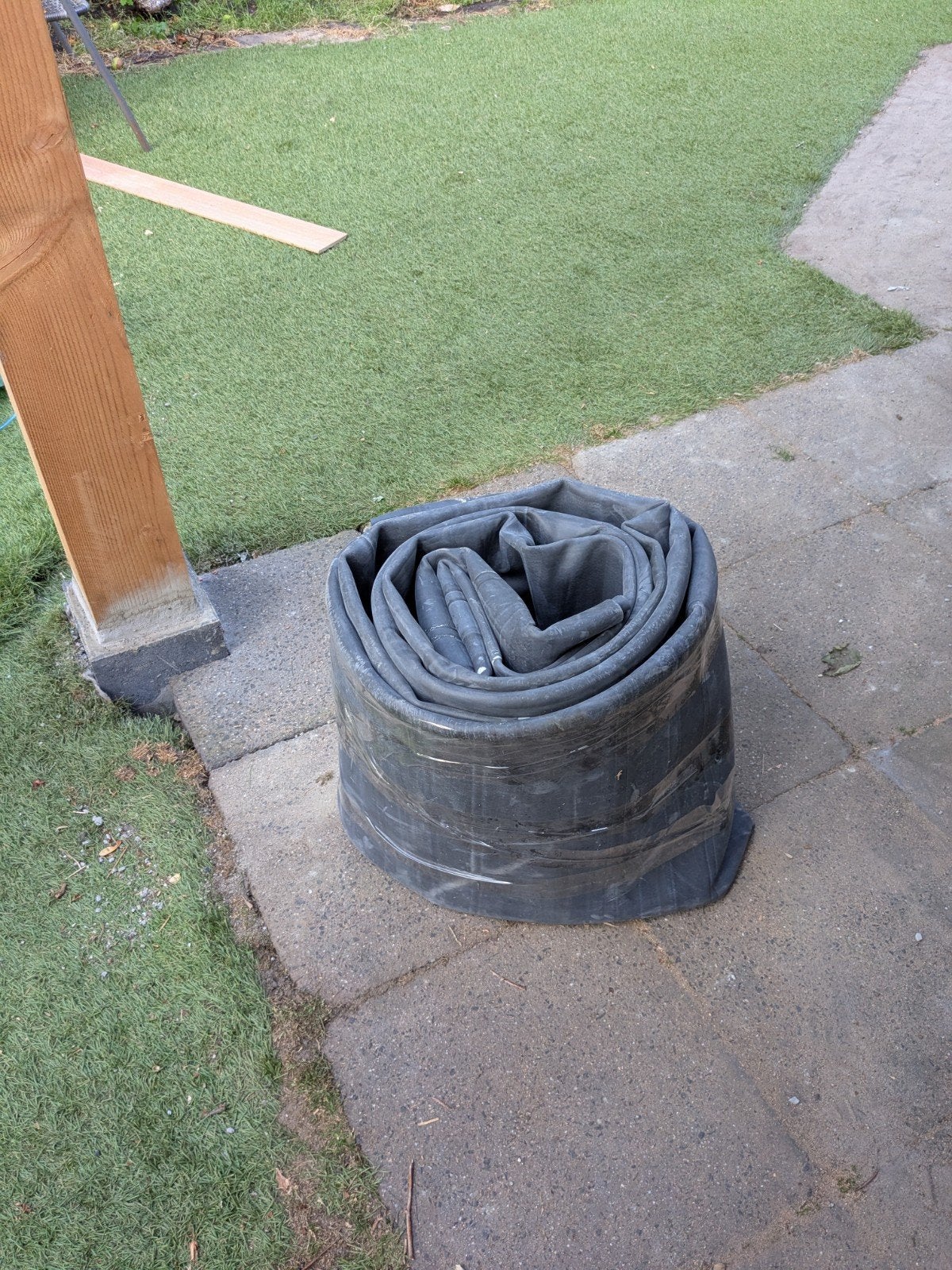 Epdm dakbedekking, Doe-het-zelf en Verbouw, Dakpannen en Dakbedekking, Ophalen, Overige materialen, Zwart, Nieuw