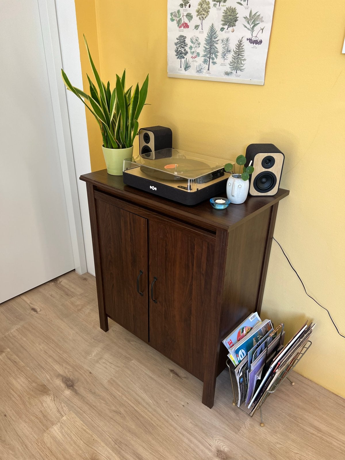 IKEA Brusali kastje - Donkerbruin, veel opbergruimte, Ophalen, Gebruikt, 50 tot 100 cm, Minder dan 100 cm