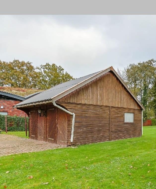 Grote houten schuur, Tuin en Terras, Ophalen, Gebruikt