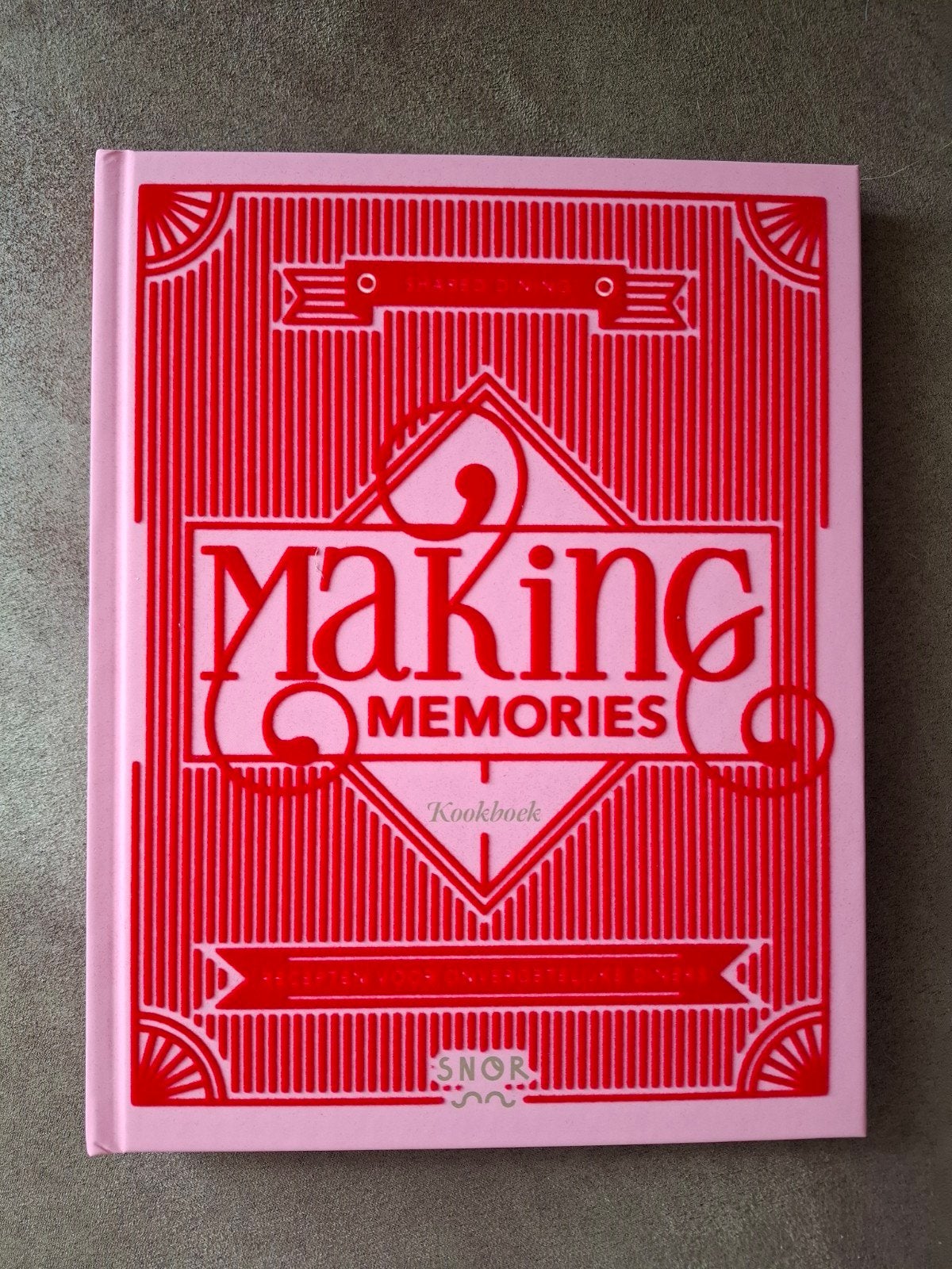 Making Memories Kookboek - Snor Uitgeverij, Voorgerechten en Soepen, Nieuw, Ophalen of Verzenden, Anya van de Wetering, Anne Fleur Sanders, Arjan Benning