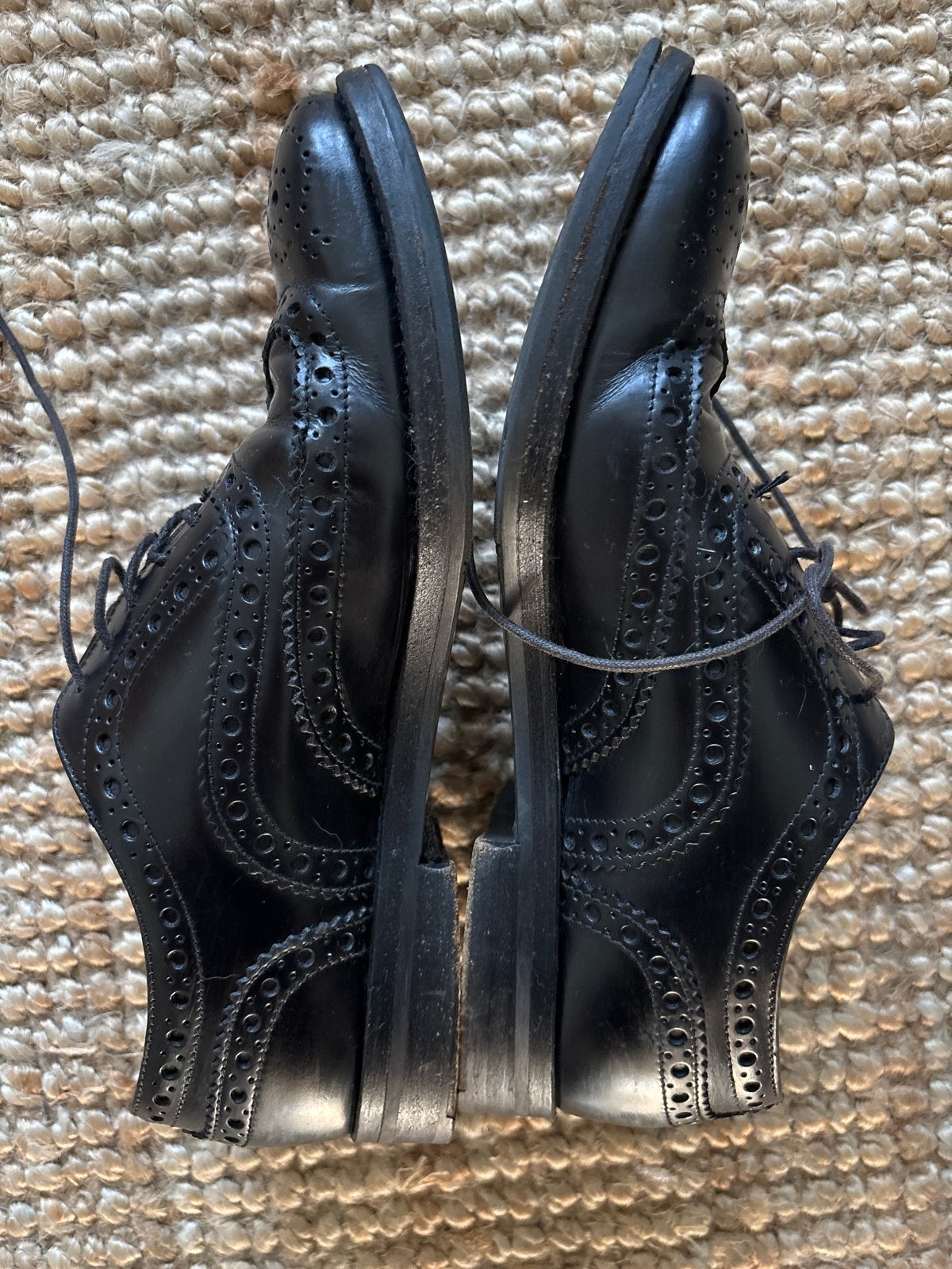 Church's Veterschoenen - Zwart leer, Maat 36, Ophalen of Verzenden, Gedragen, Zwart, Veterschoenen