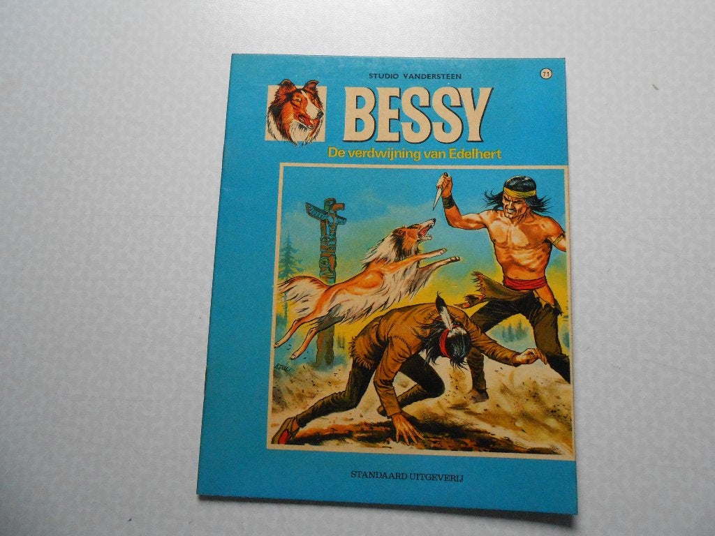 Bessy 71 De verdwijning van Edelhert 1968 1 ste druk., Boeken, Willy Vandersteen, Eén stripboek, Ophalen of Verzenden, Zo goed als nieuw