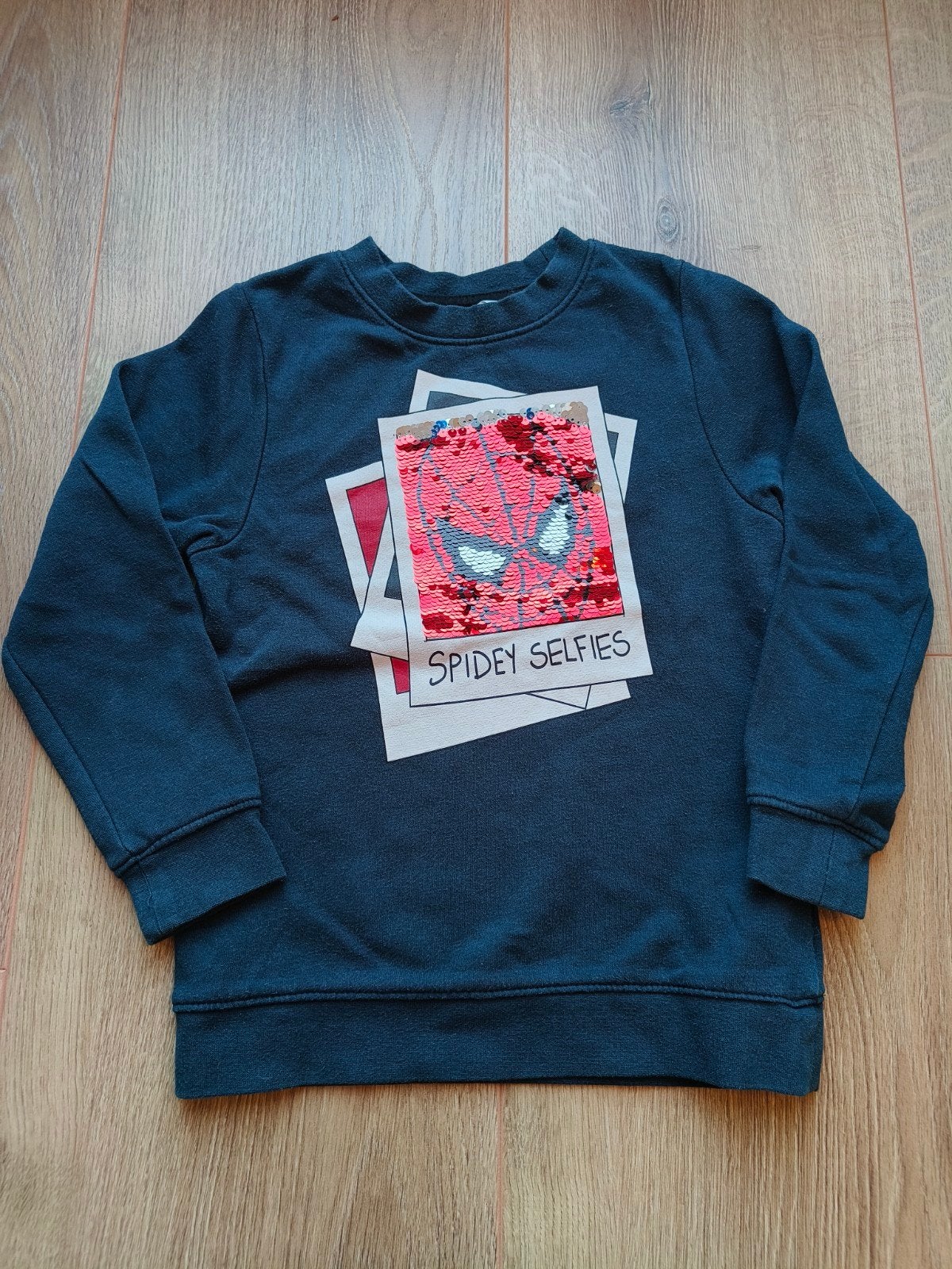 Trui H&M Spiderman maat 110/116, Gebruikt, Trui of Vest, H&M, Ophalen of Verzenden