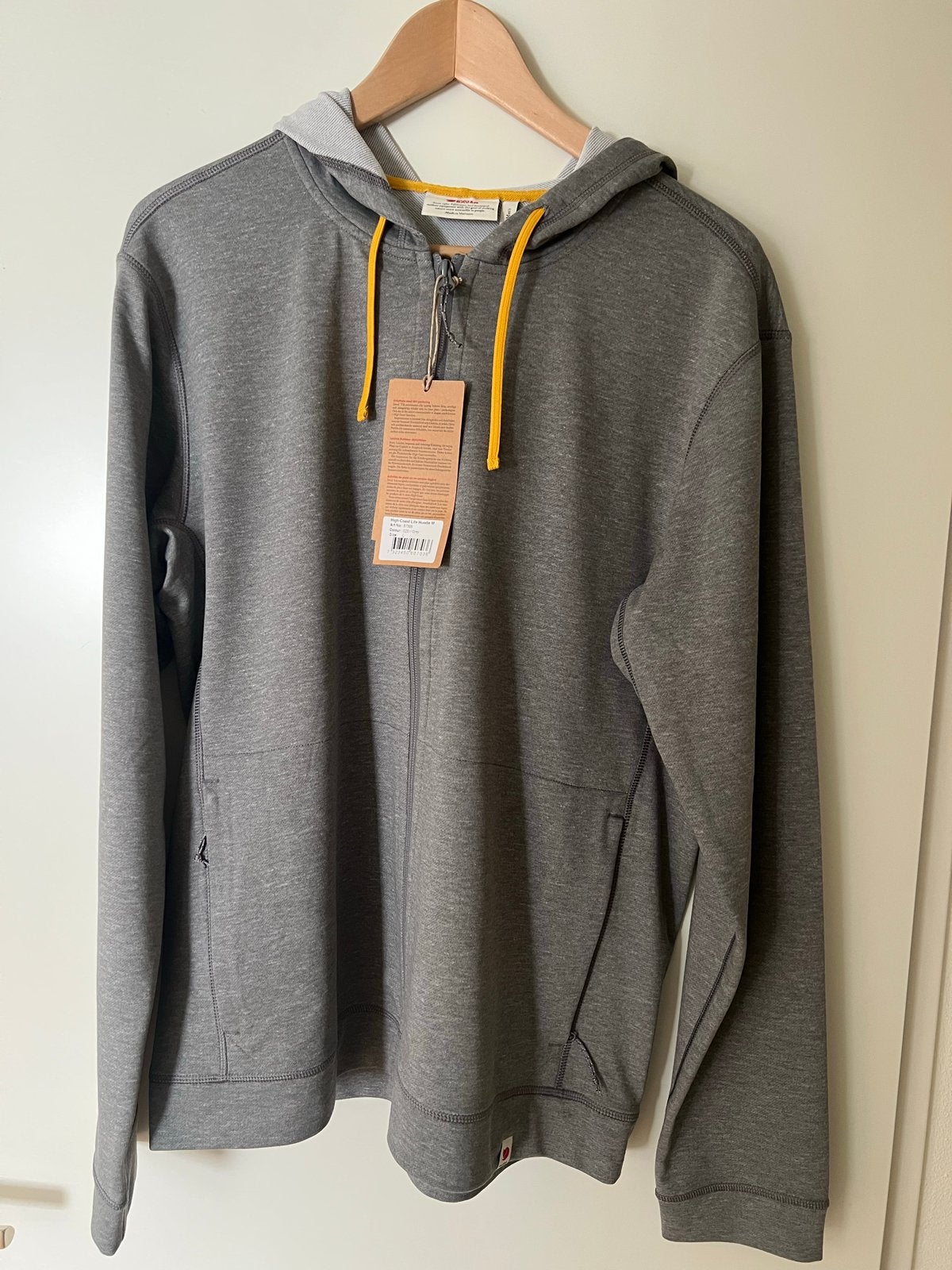 Fjällräven High Coast Lite Hoodie- Nieuw met kaartjes, Ophalen of Verzenden, Nieuw, Maat 52/54 (L), Grijs