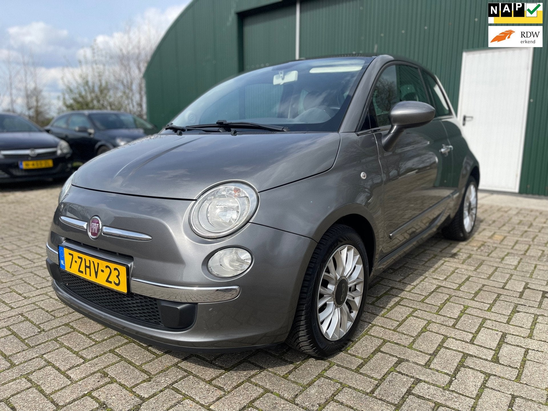 Fiat 500 0.9 TwinAir Turbo Lounge/Panorama/ Navi / Airco/ NE, Auto's, Voorwielaandrijving, Gebruikt, Leder en Stof, 905 kg