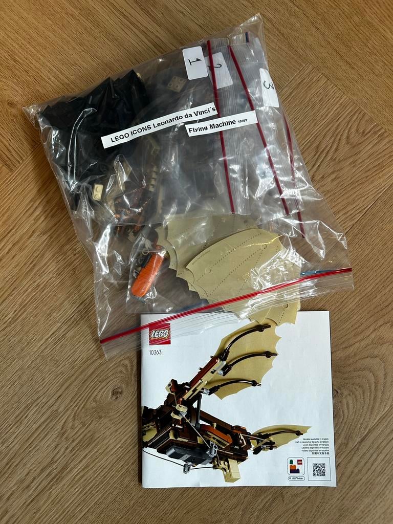 LEGO 10363 Da Vinci’s Flying Machine – Compleet, Ophalen of Verzenden, Zo goed als nieuw, Complete set, Lego