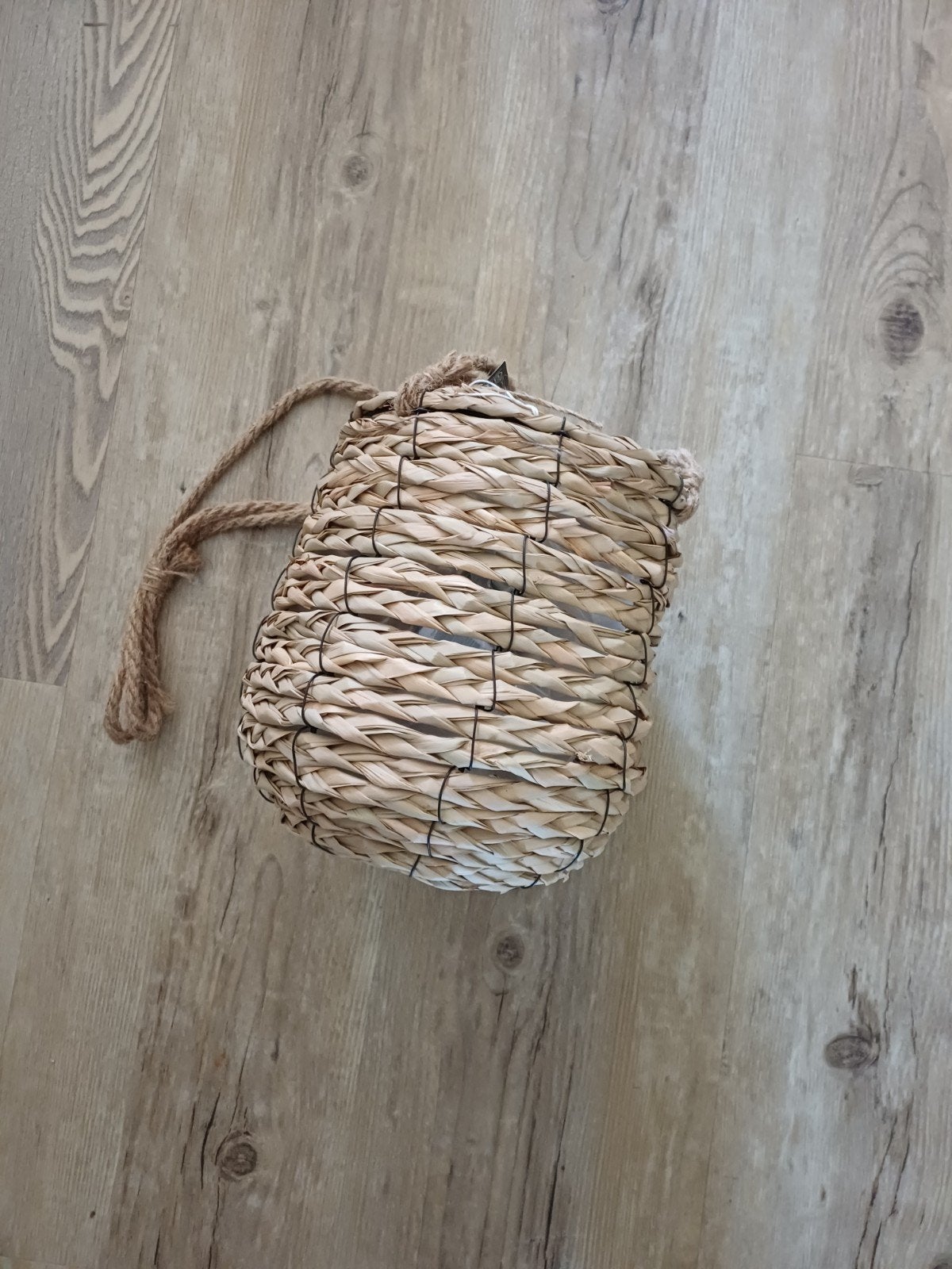 Mica Plantenhanger 24 cm, Beige, Boho, Nieuw, Ophalen of Verzenden