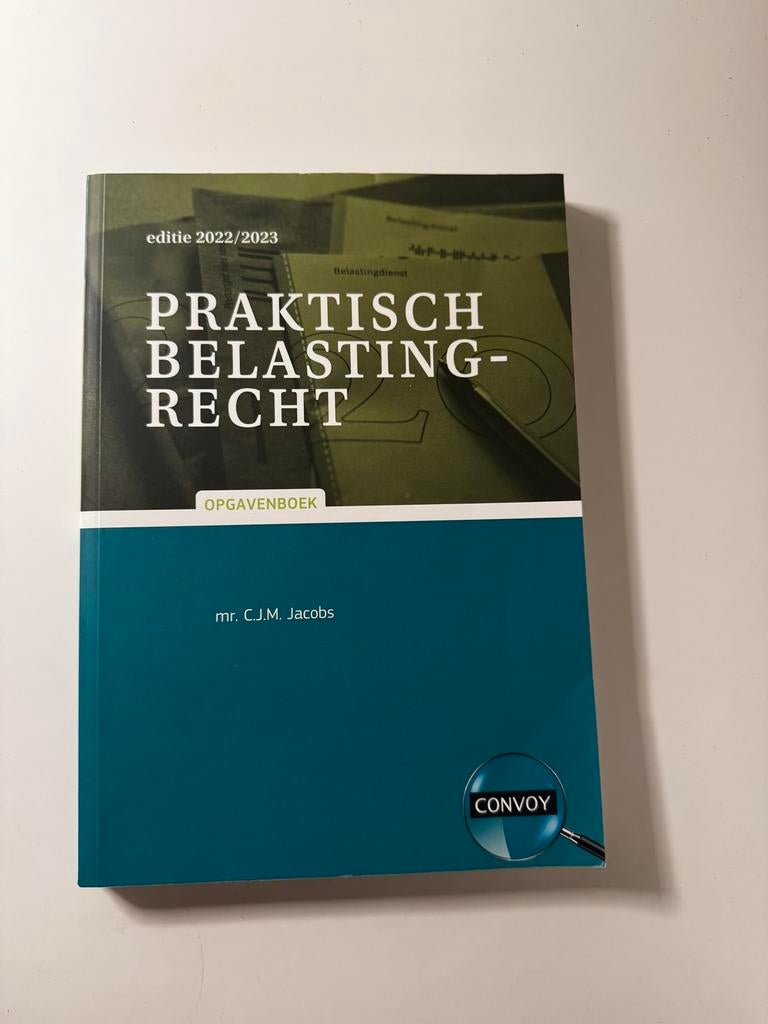 Praktisch Belastingrecht 2022/2023 - Opgavenboek, Boeken, Studieboeken en Cursussen, Zo goed als nieuw, HBO, Beta, Ophalen of Verzenden
