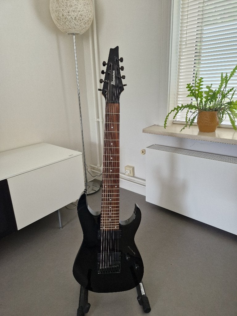 Ibanez rg8 8-snarige gitaar zwart, Ophalen, Gebruikt, Solid body, Ibanez