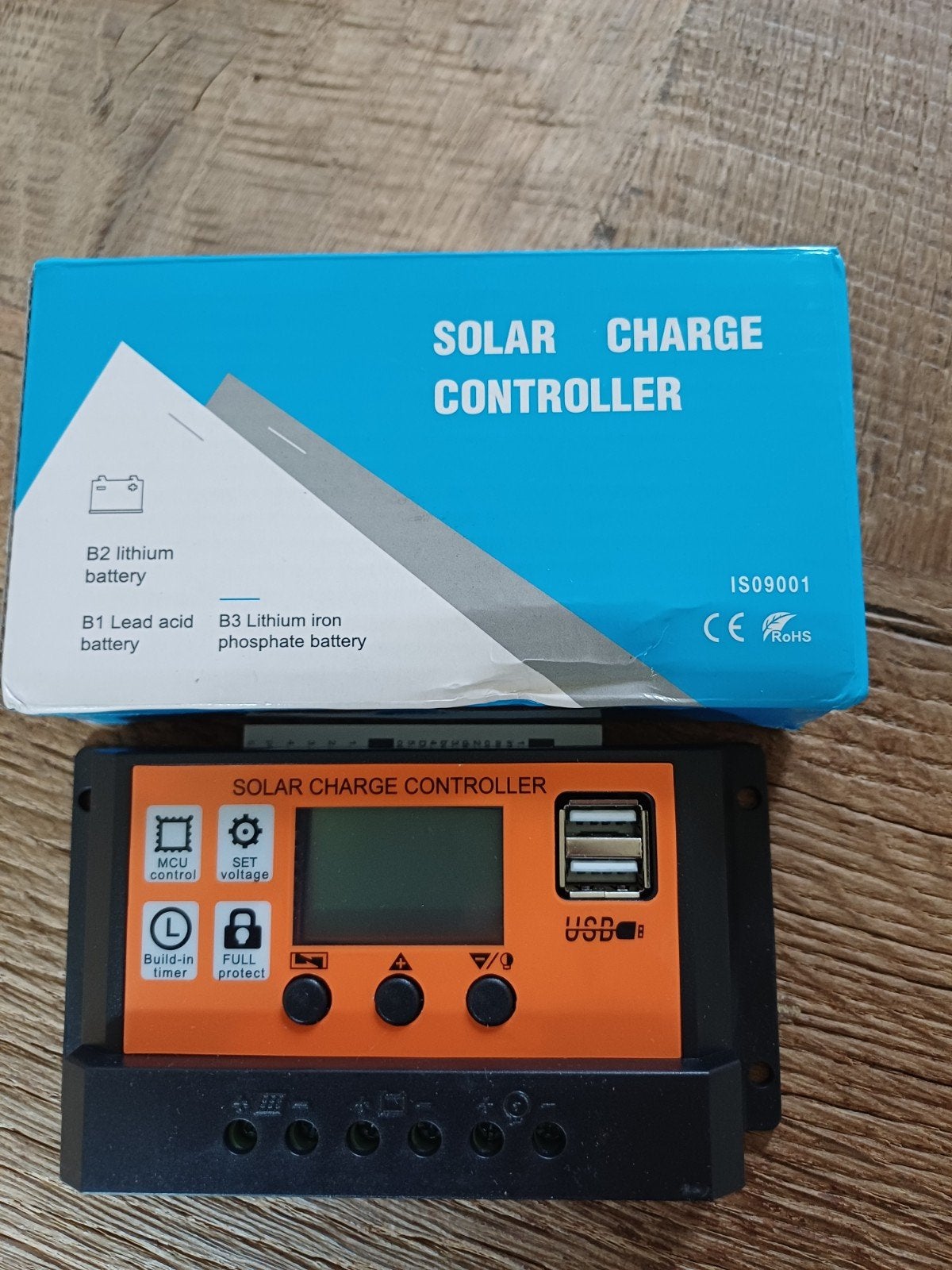Solar Charge Controller 12V/24V 100A met USB, Verzenden
