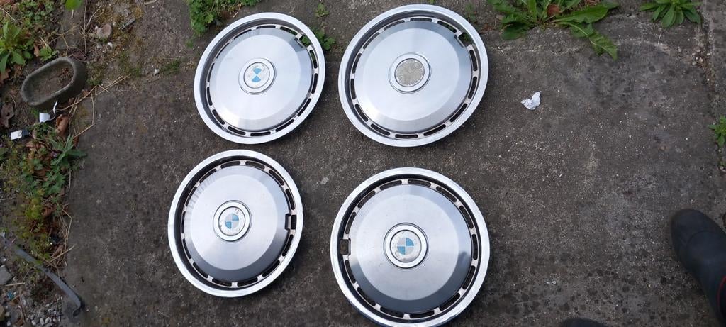 E28 525e rvs wieldoppen BMW 14 inch, Auto diversen, Wieldoppen, Ophalen