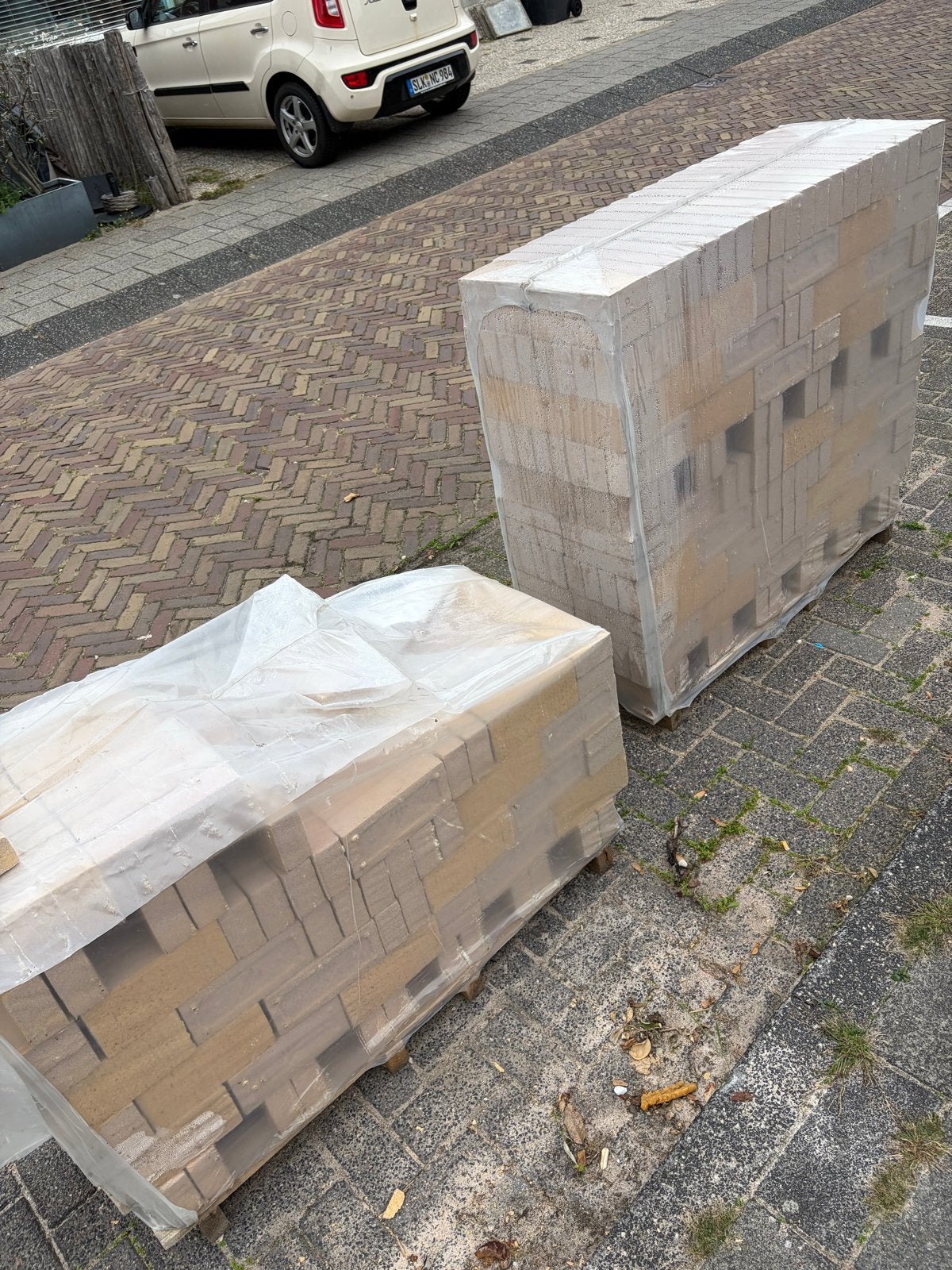 Nieuwe Geel Genuanceerde Gevelstenen Wienerberger, Ophalen, Nieuw, Bakstenen