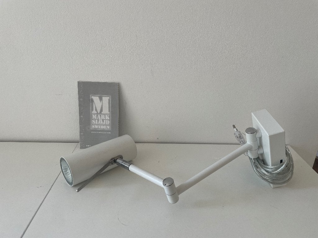 ROMA wandlamp Markslojd Sweden wit GU10, Ophalen of Verzenden, Gebruikt, Metaal