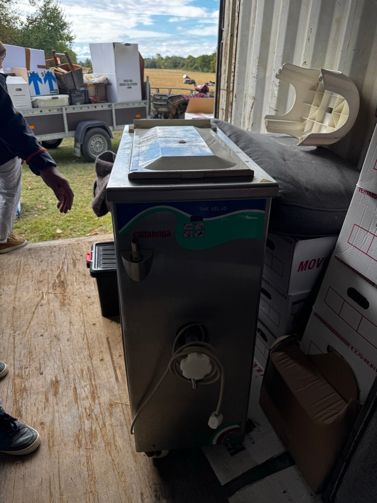 Professionele ijsmixmachine Cattabriga TMK KEL 65, Ophalen, Gebruikt, Zelfvriezend