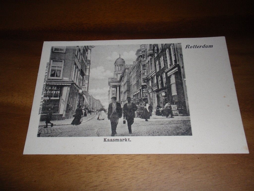 Rotterdam Kaasmarkt, Verzenden, Voor 1920, Ongelopen, Zuid-Holland