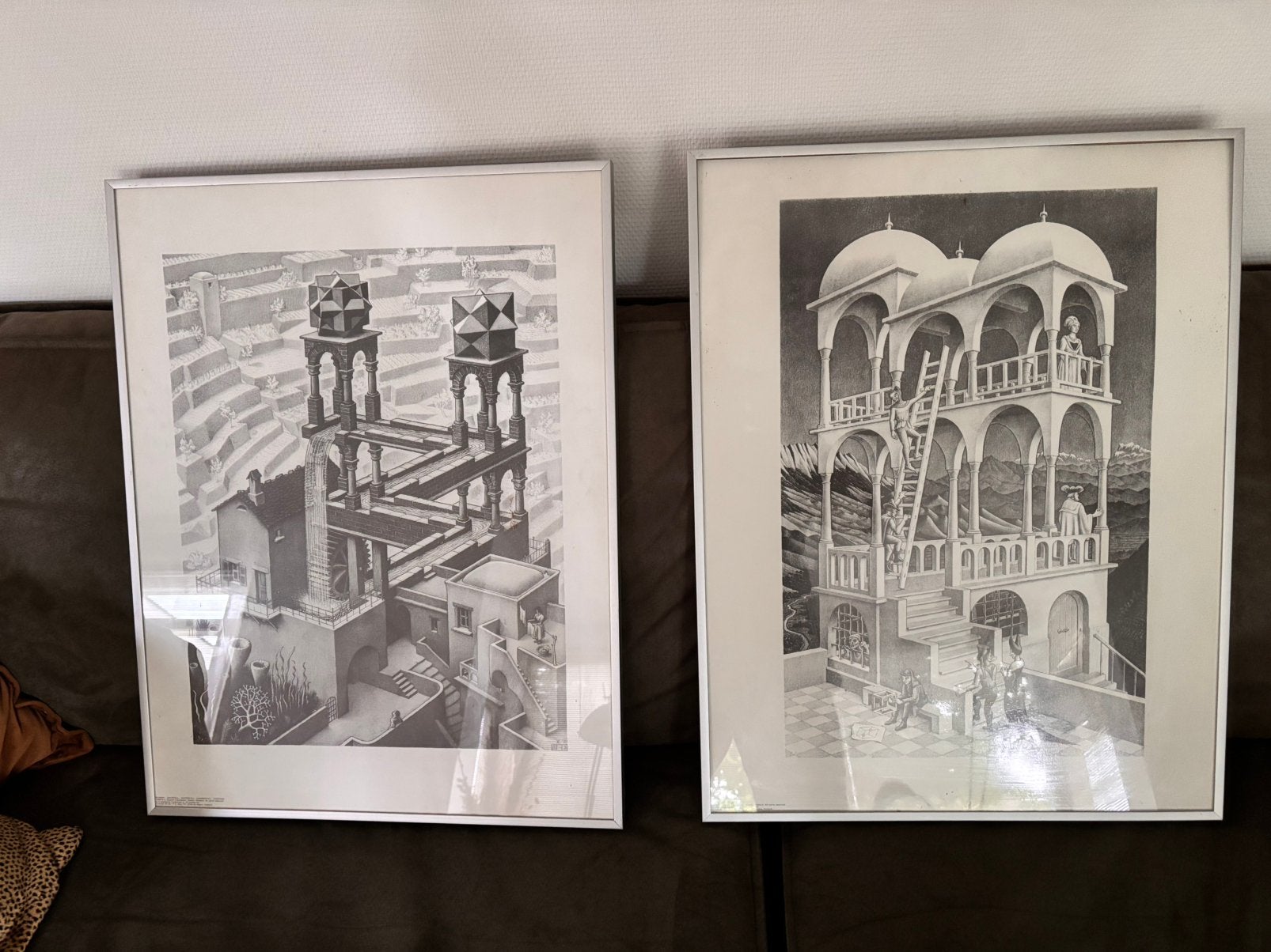 Escher reproducties ingelijst 51 x 66 cm, Ophalen