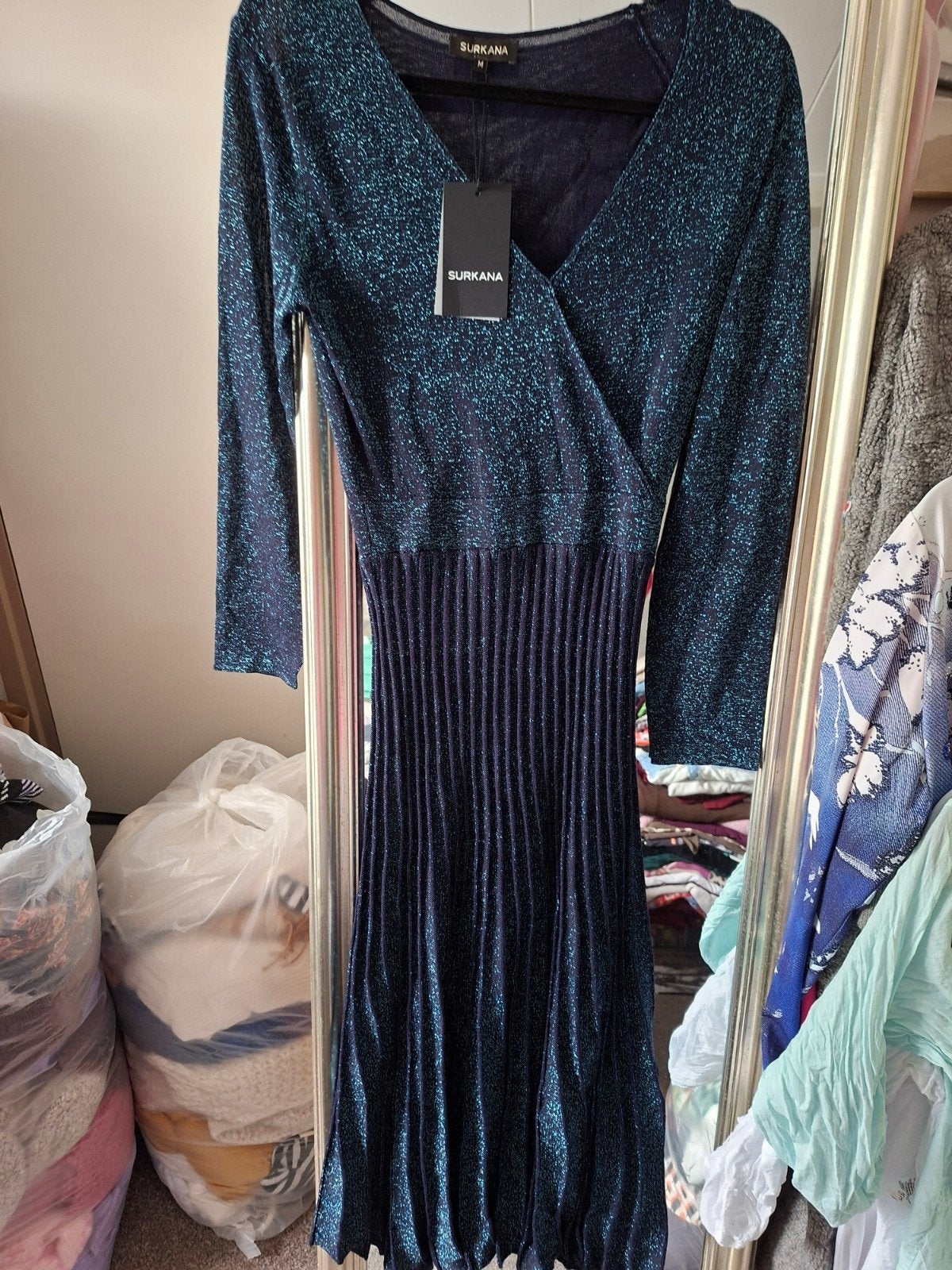 Surkana jurk (m)nieuw;GRATIS VERZENDING!!., Kleding | Dames, Ophalen of Verzenden, Nieuw, Groen, Overige typen
