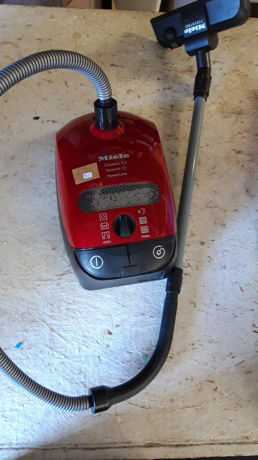 Miele Classic C1 Special PowerLine speelgoed stofzuiger, Stofzak, Gebruikt, Overige typen, Ophalen of Verzenden