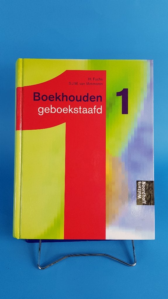 1 Boekhouden geboekstaafd, Sarina van Vlimmeren. 7A3, Ophalen of Verzenden, Alpha, Gelezen
