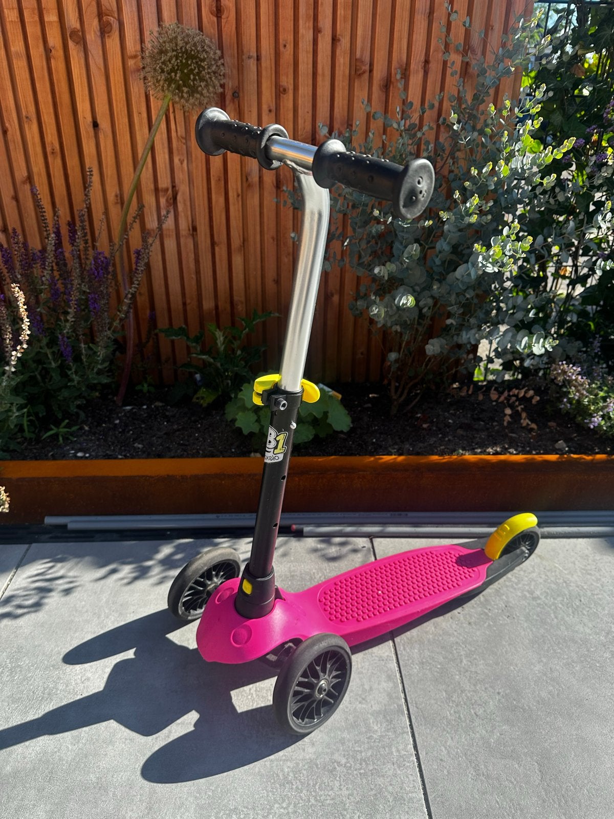 Roze Oxelo B1 step voor kinderen, Ophalen, Gebruikt, Gewone step