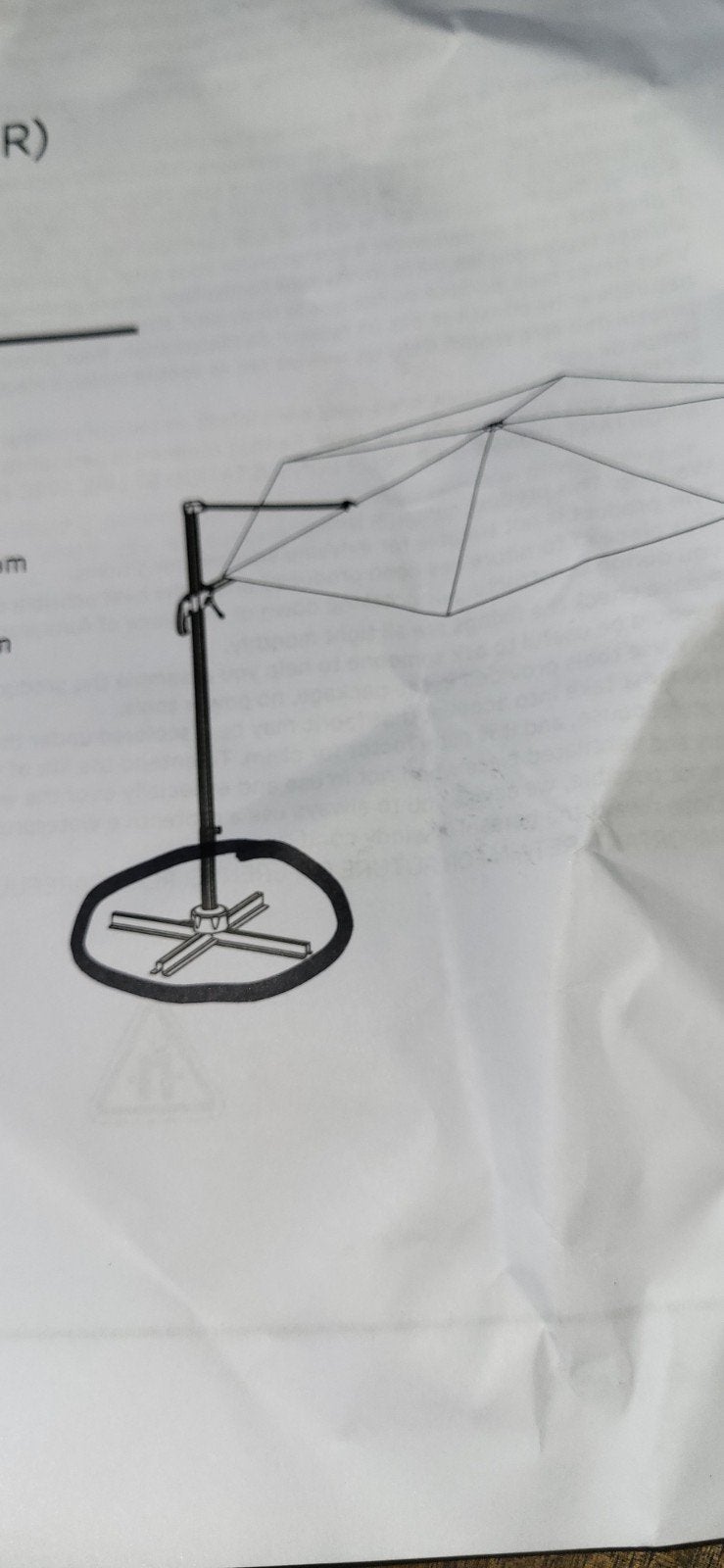 Parasolvoet, Tuin en Terras, Parasols, Ophalen of Verzenden, Nieuw, Minder dan 1 meter, Parasolvoet