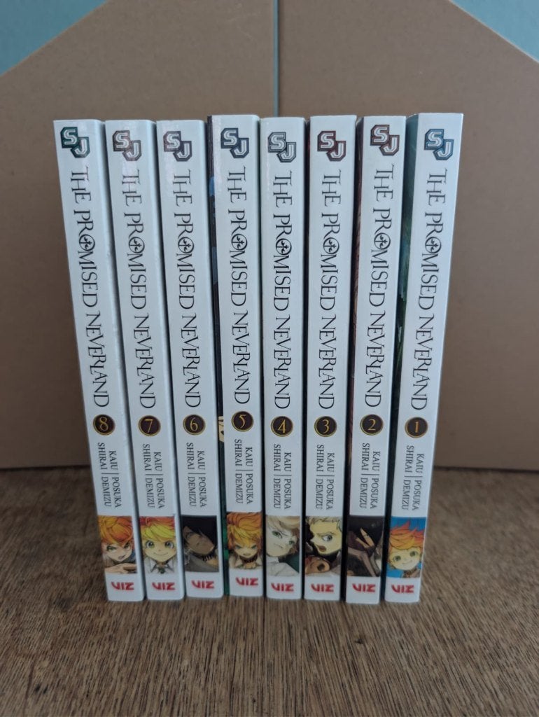 Manga - The Promised Neverland - Kaiu Shirai - Volume 1-8, Boeken, Japan (Manga), Meerdere comics, Kaiu Shirai, Ophalen