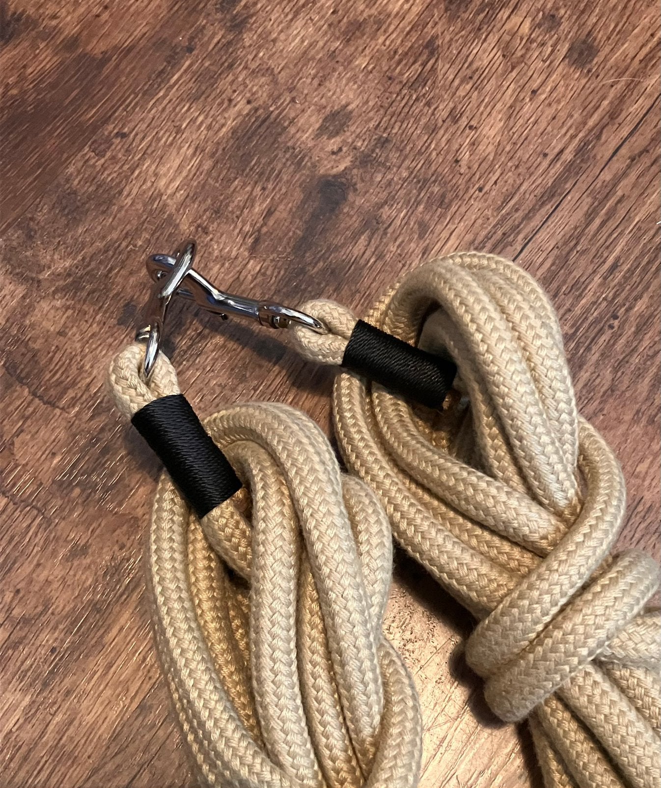 Nieuwe dubbele lange lijnen. Zandkleurig, Dieren en Toebehoren, Nieuw, Ophalen of Verzenden, Info@equi-perfect.nl, Equi-perfect