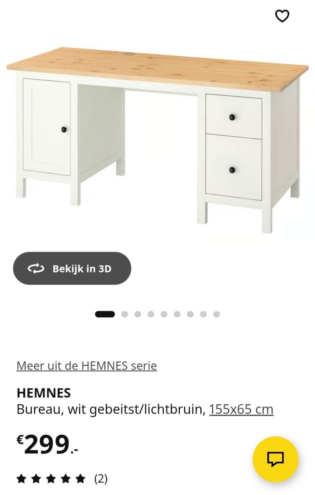 Ikea burea, Ophalen, Zo goed als nieuw