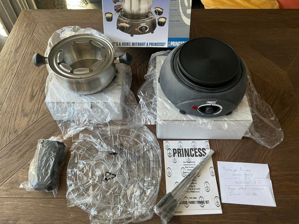 Princess Classic Family Fondue Set, Ophalen of Verzenden, Nieuw, 4 t/m 7 personen