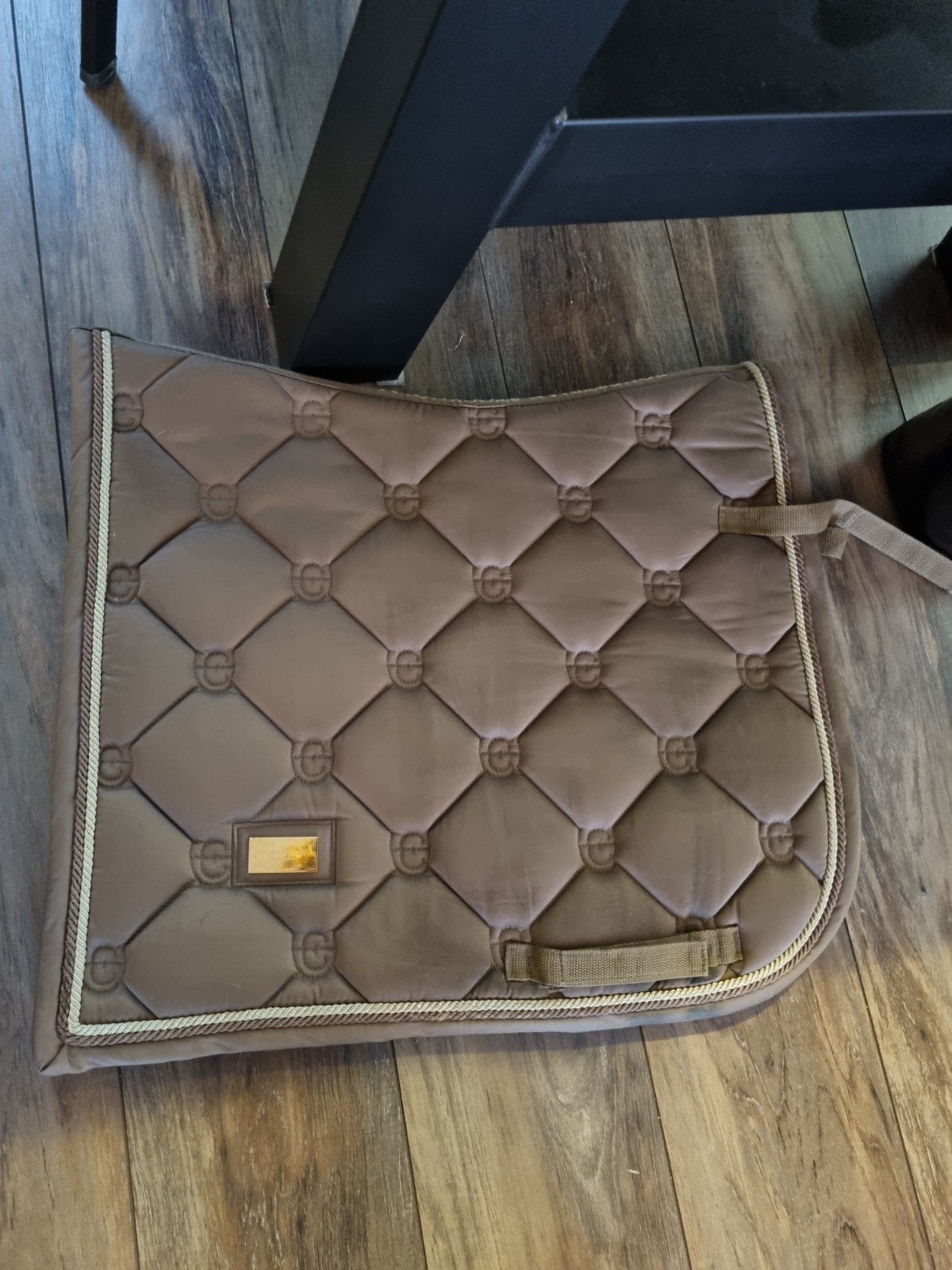 equestrian stockholm full dressuur champagne, Dieren en Toebehoren, Ophalen of Verzenden, Zo goed als nieuw