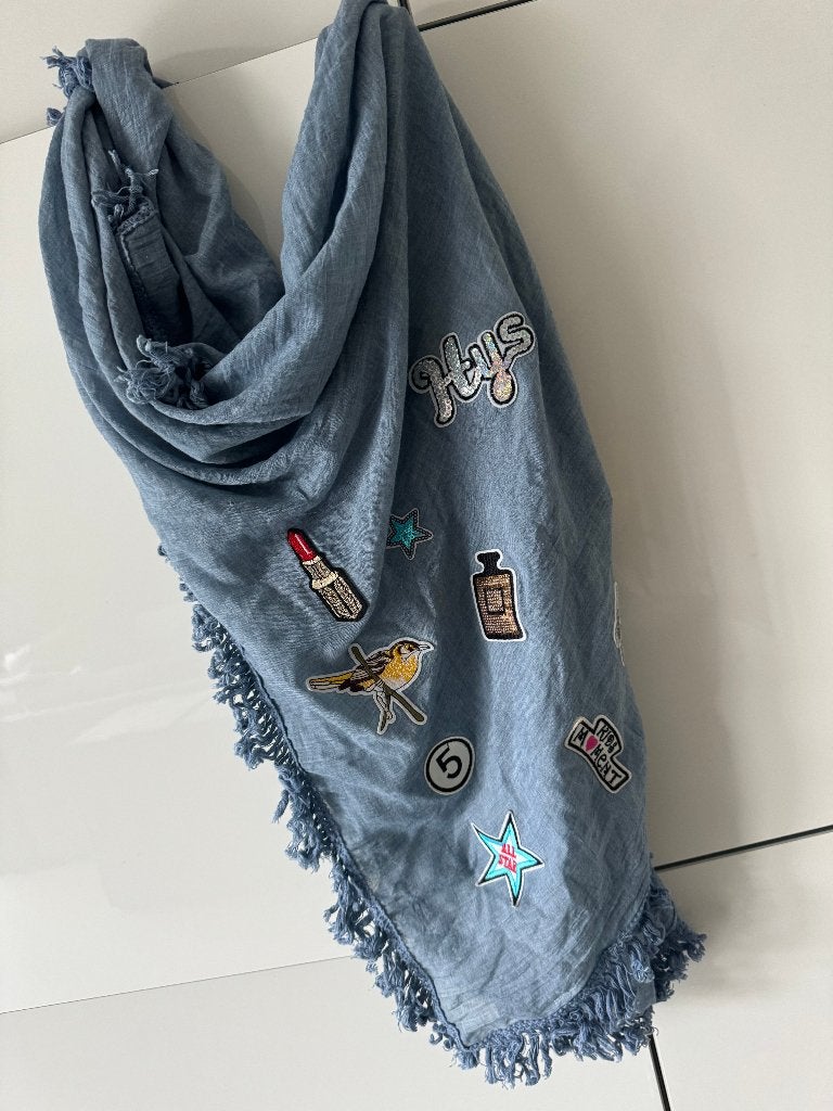 Leuke sjaal, Ophalen of Verzenden, Zo goed als nieuw, Maat 46/48 (XL) of groter, Sjaal
